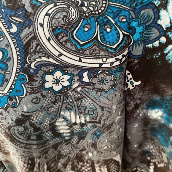 Jessica Paisley Design A Line Skirt Sz S - Picture 4 of 9